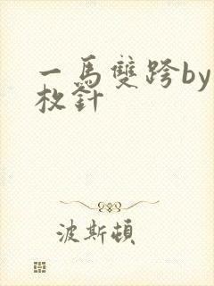 一马双跨by折枚针封面
