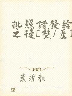 批照错发给情敌之后[双/产]封面