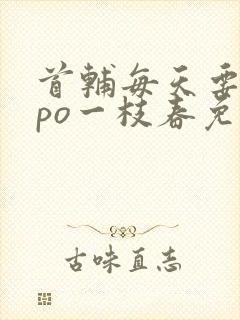 首辅每天要不够po一枝春免费阅读