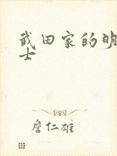武田家的明国武士