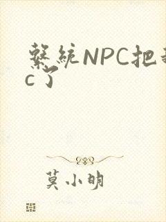 系统NPC把我c了
