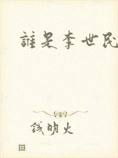 谁是李世民封面