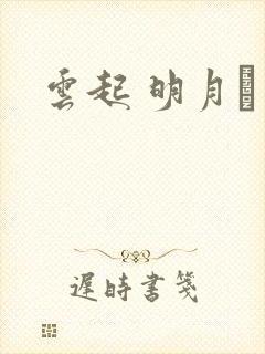 云起 明月珰封面
