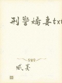 刑警娇妻txt
