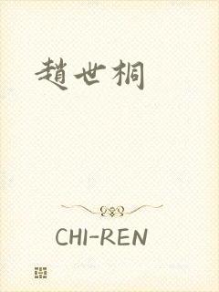 赵世桐封面