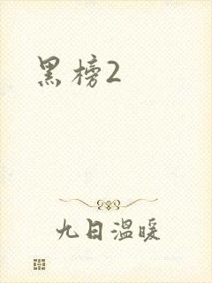 黑榜2封面