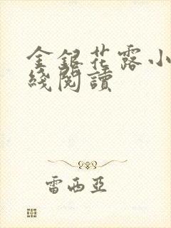 金银花露小说在线阅读封面