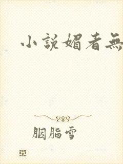 小说媚者无疆封面