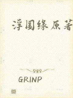 浮图缘原著小说封面