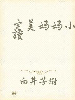 完美妈妈小说阅读