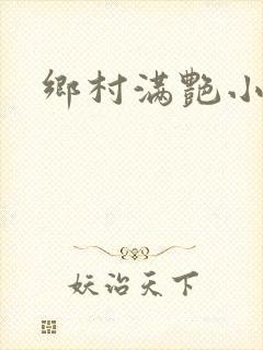 乡村满艳小说封面
