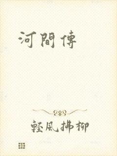 河间传封面