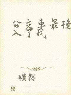 公交车最后一排入了我