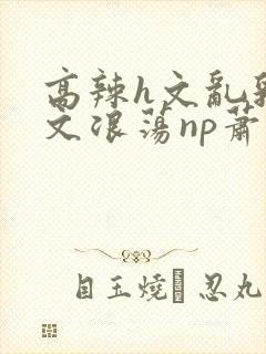 高辣h文乱乳h文浪荡np萧太后封面