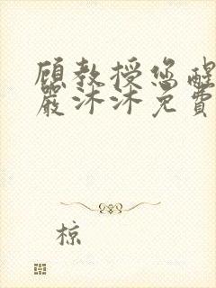 顾教授您醒了吗严沐沐免费阅读全文小说