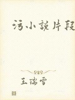 污小说片段