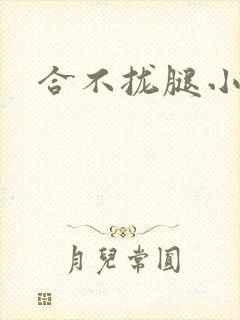 合不拢腿小说