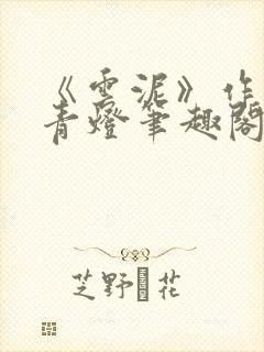 《云泥》作者:青灯笔趣阁