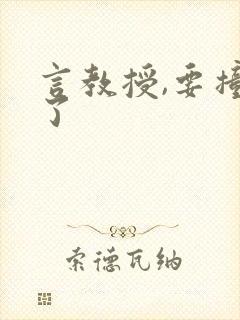 言教授,要撞坏了
