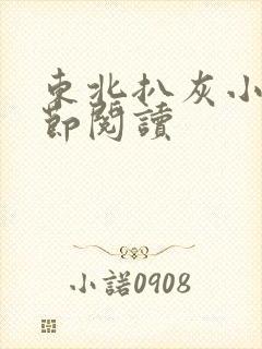 东北扒灰小说分节阅读