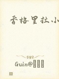 香格里拉小说封面