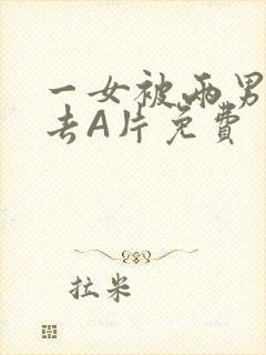 一女被两男桶进去A片免费