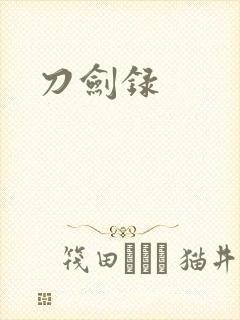 刀剑录封面