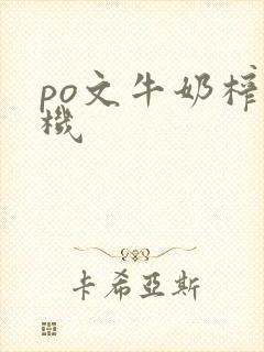 po文牛奶榨汁机
