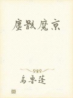 尘骸魔京封面