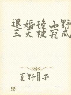 退婚后山野糙汉三天被宠成宝小说