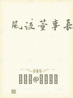 风流董事长