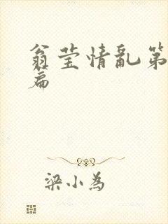 翁莹情乱第全部篇