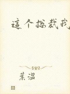 这个总裁我要了