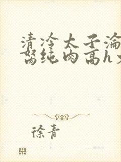 清冷太子沦为禁胬纯肉高h文封面