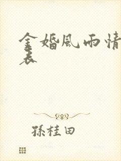 金婚风雨情演员表