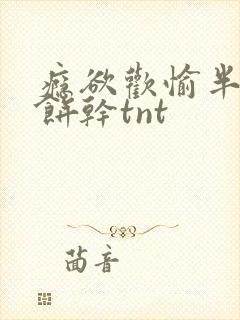 瘾欲欢愉半块小饼干tnt封面