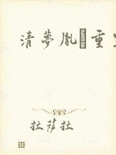 清梦胤礽重生封面