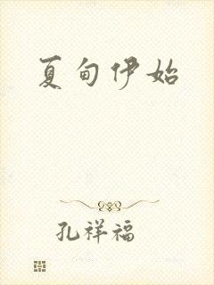 夏甸伊始封面
