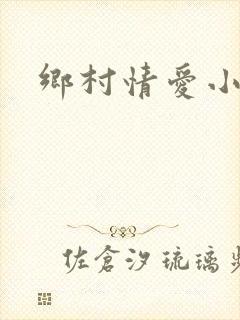 乡村情爱小说