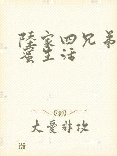 陆家四兄弟的甜蜜生活封面