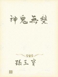 神鬼无双封面