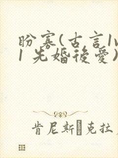 盼寡(古言1v1 先婚后爱)
