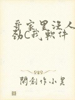 哥家里没人使点劲C我软件封面