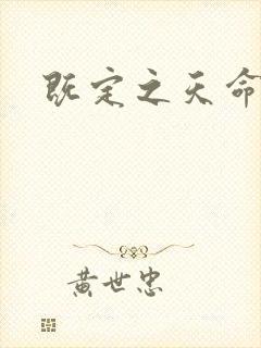 既定之天命封面