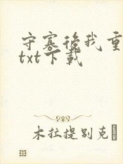 守寡后我重生了txt下载封面