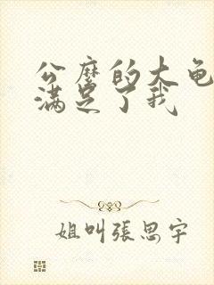 公么的大龟强大满足了我