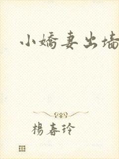小娇妻出墙记