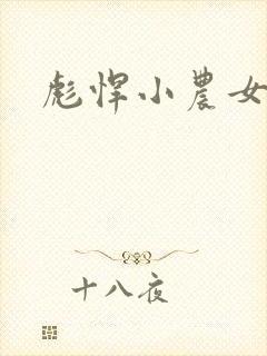 彪悍小农女封面