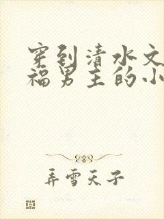 穿到清水文里造福男主的小说