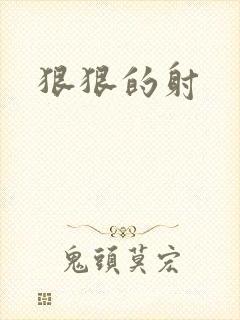 狠狠的射